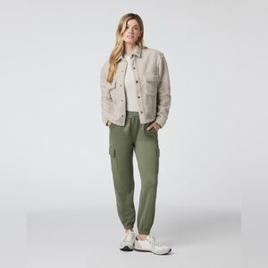 Vuori Boyfriend Cargo Joggers (Olive Green)